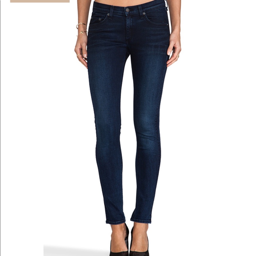Rag & bone skinny jean dark blue